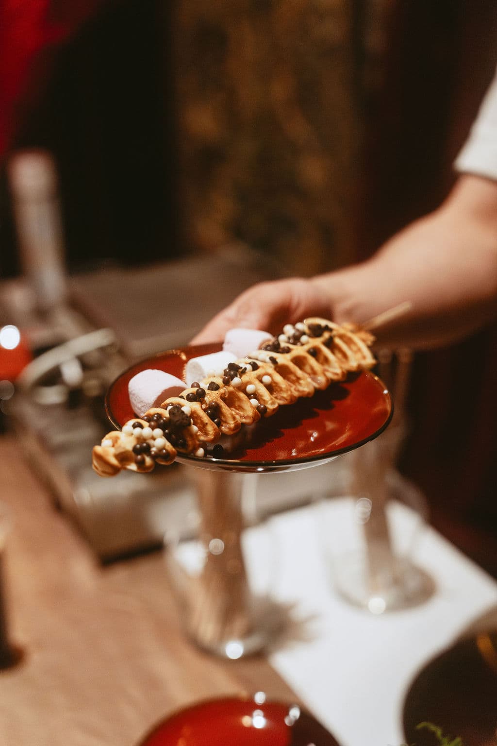 Gaufre sur bâton
