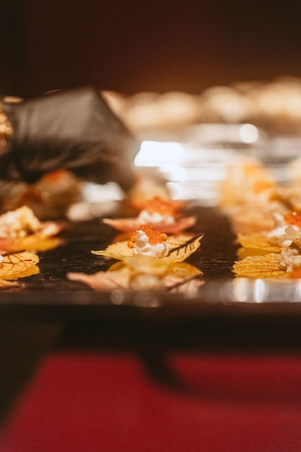 Tuiles croustillantes au saumon