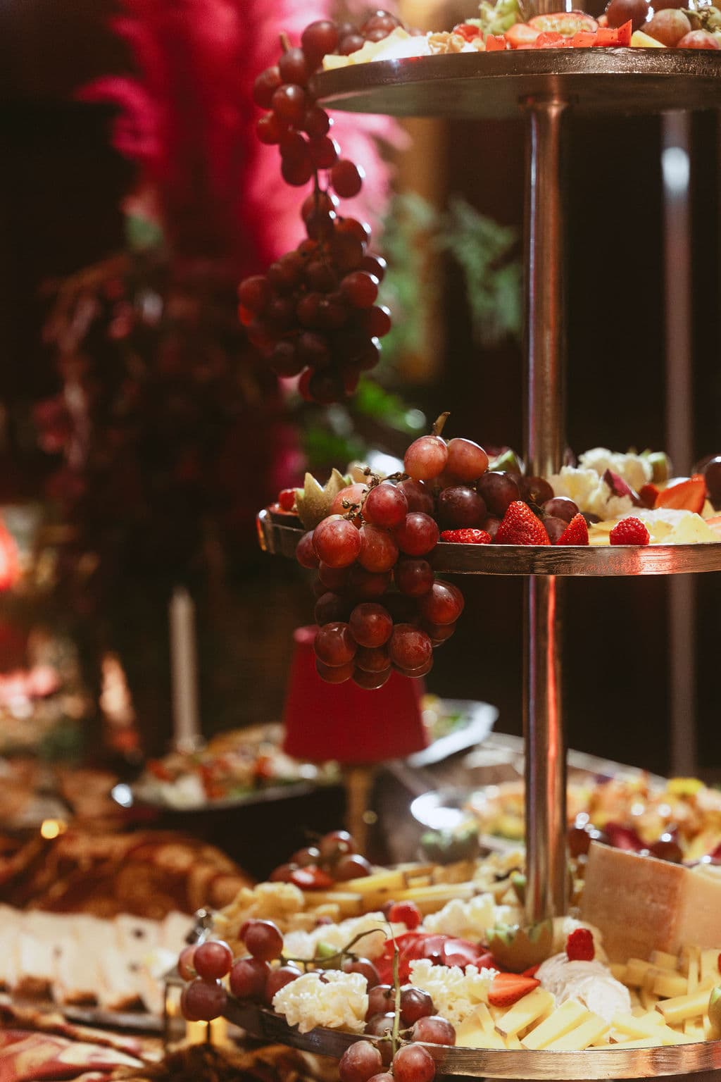 Présentoir fruits et fromages